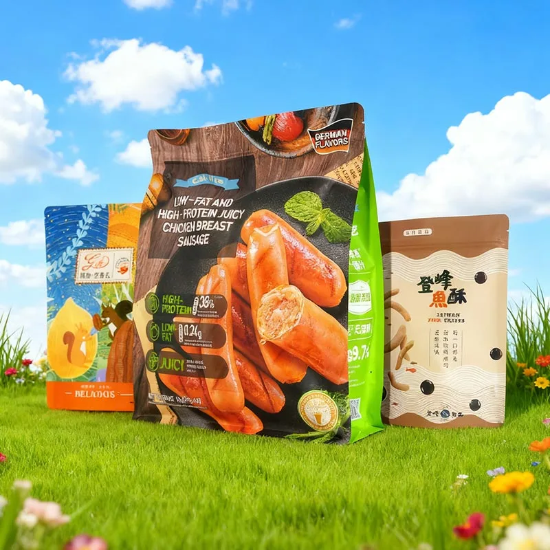 ইকো-ফ্রেন্ডলি ক্রাফট পেপার শুকনো ফল এবং বাদাম প্যাকেজিং ব্যাগ